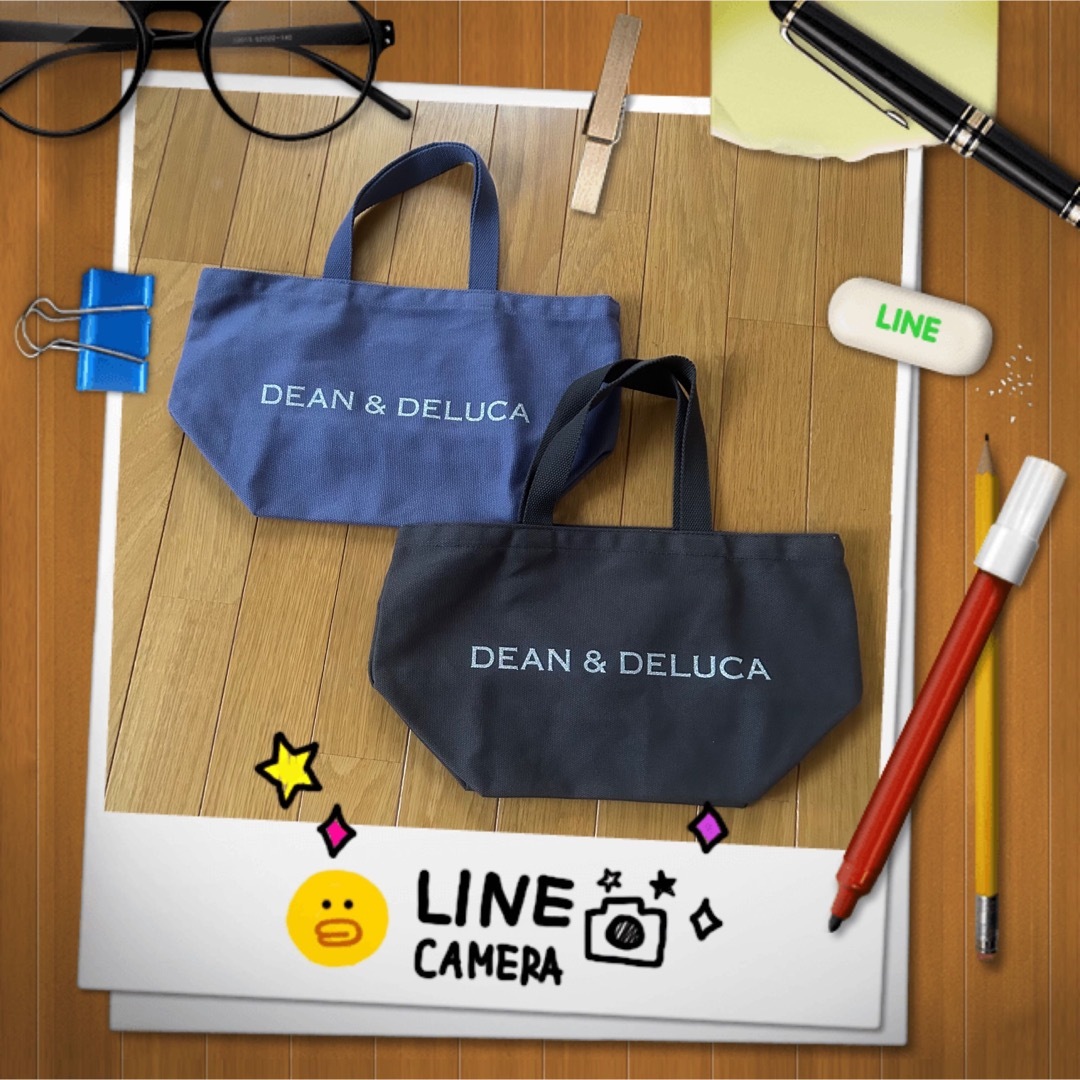 DEAN & DELUCA(ディーンアンドデルーカ)のDEAN & DELUCA チャリティートートバッグ S バイオレットブラウン🎵 レディースのバッグ(トートバッグ)の商品写真