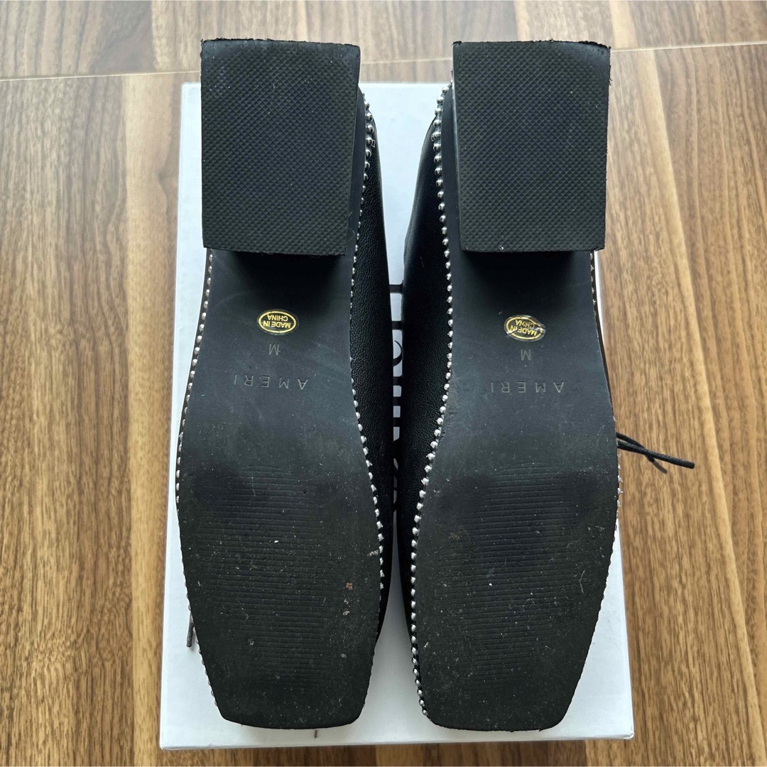 お買い物マラソン限定☆ Ameri LACE UP LOAFER ブラックM | www