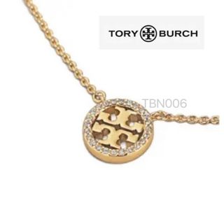 トリーバーチ(Tory Burch)のTBN006G4トリーバーチ　定番　キラキラ丸型　ネックレス(ネックレス)