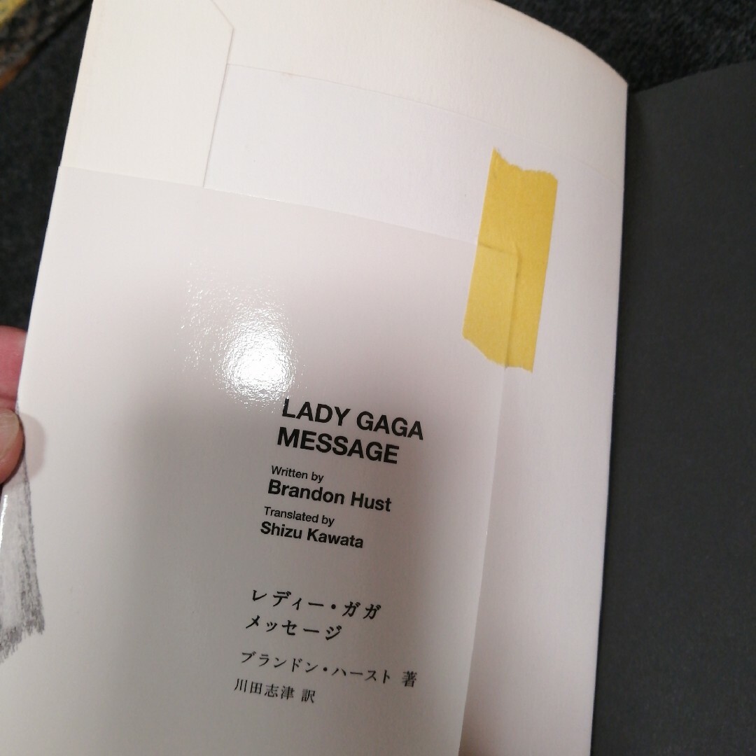 LADY GAGA MESSAGE メッセージ集 写真集  レディー・ガガ エンタメ/ホビーの本(アート/エンタメ)の商品写真