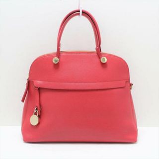 定番人気！ FURLA オレンジレッド パイパー M ハンドバッグ