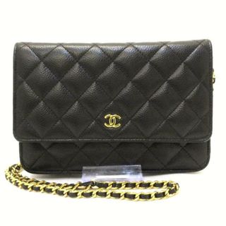 シャネル(CHANEL)のシャネル 財布 - AP0250 黒×ゴールド(財布)