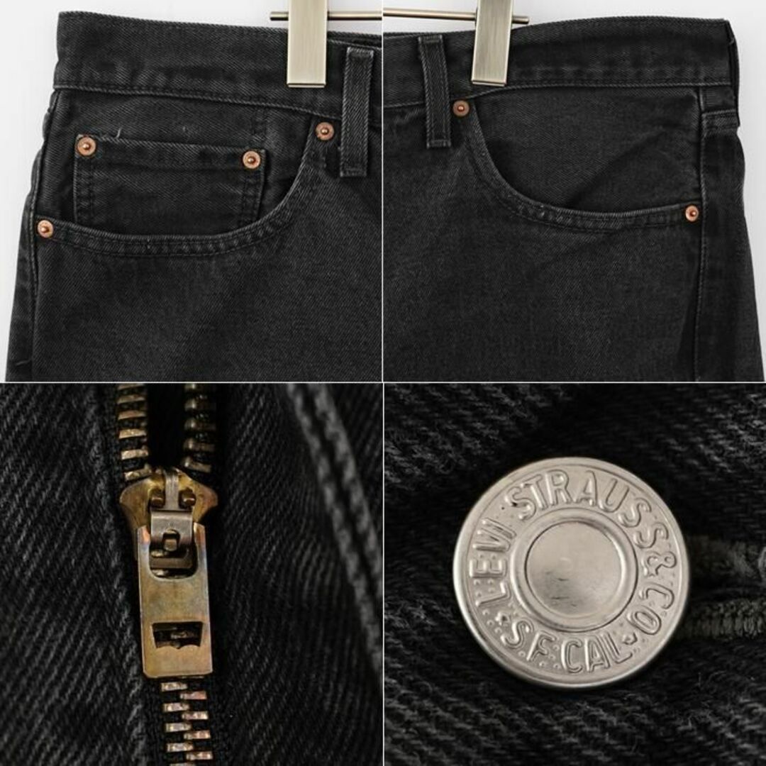 2023HOT Levi's - W42 リーバイス550 極太 ブラックデニム バギー