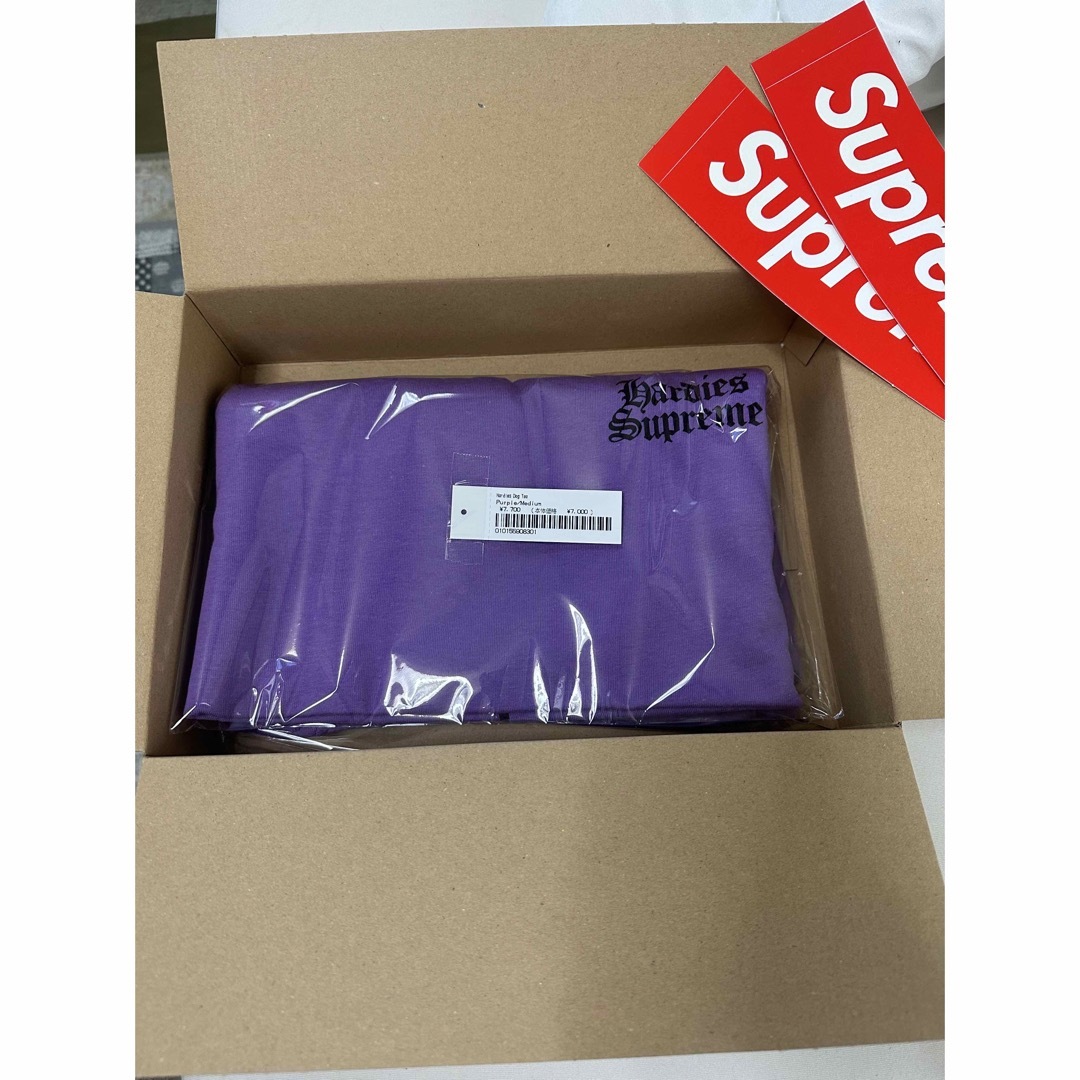 Supreme / Hardies Dog Tee  Purple M 未開封