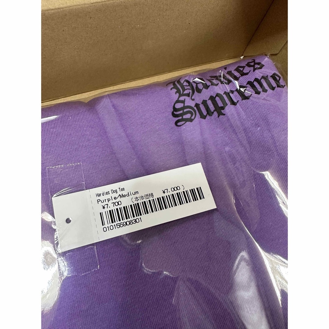 Supreme / Hardies Dog Tee  Purple M 未開封