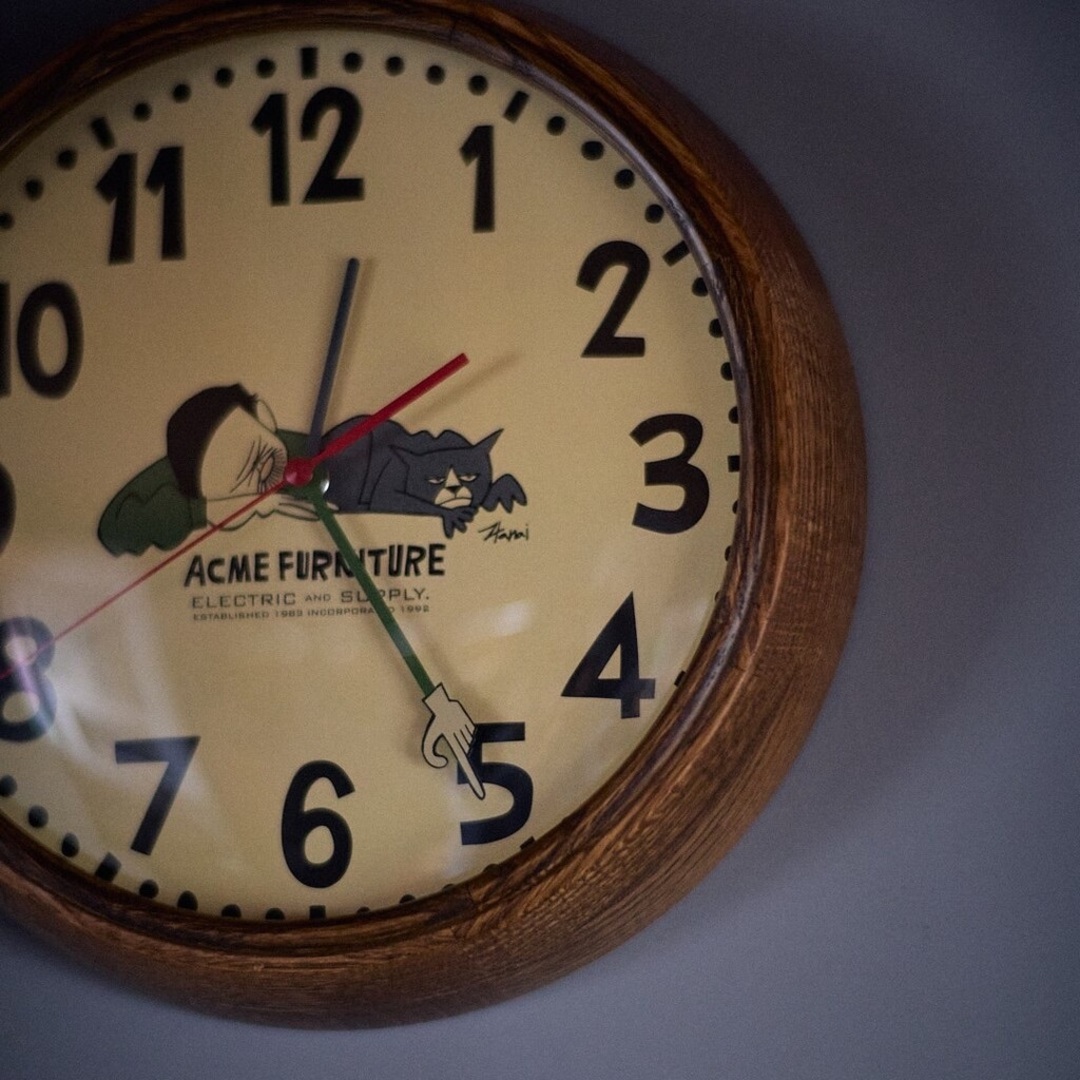 アクメ 40周年記念 花井祐介 時計 ACME WALL CLOCK 最大の割引