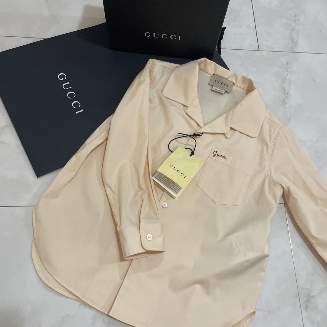 Gucci(グッチ)のGUCCI チルドレン　ブラウス　新品未使用　24m キッズ/ベビー/マタニティのキッズ服女の子用(90cm~)(ブラウス)の商品写真