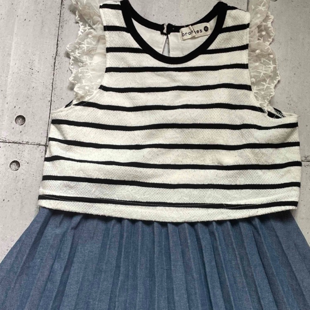 Branshes(ブランシェス)のブランシェス　ワンピース　夏　90 キッズ/ベビー/マタニティのキッズ服女の子用(90cm~)(ワンピース)の商品写真