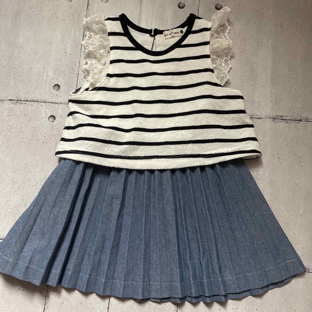 Branshes(ブランシェス)のブランシェス　ワンピース　夏　90 キッズ/ベビー/マタニティのキッズ服女の子用(90cm~)(ワンピース)の商品写真