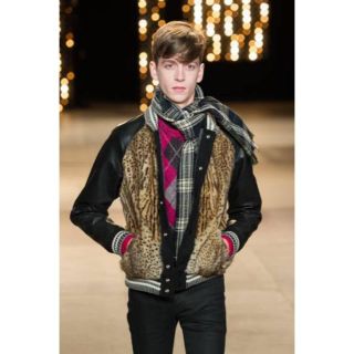 サンローラン(Saint Laurent)の新品 正規品 サンローランパリ ファー テディ ジャケット 46 レザー(レザージャケット)