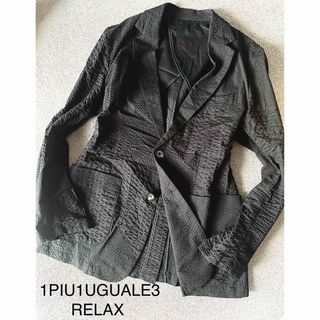 1piu1uguale3(テーラードジャケット ・ ブラック/黒色系)の 1piu1uguale3(テーラードジャケット ・ ブラック/黒色系)の