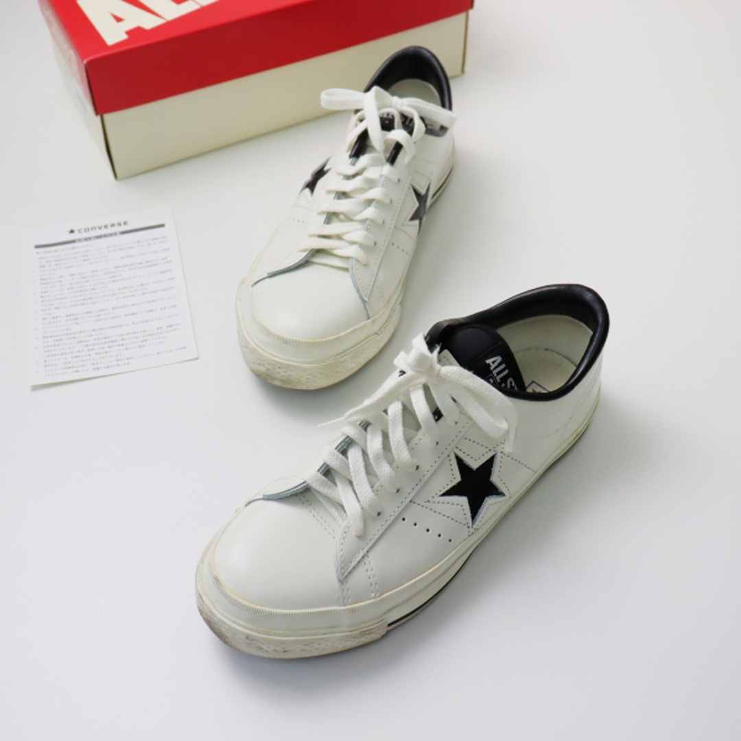 CONVERSE コンバース ONE STAR J EB LEATHER ワンスター レザー スニーカー 24.0/ホワイト  靴【2400013401555】 | フリマアプリ ラクマ