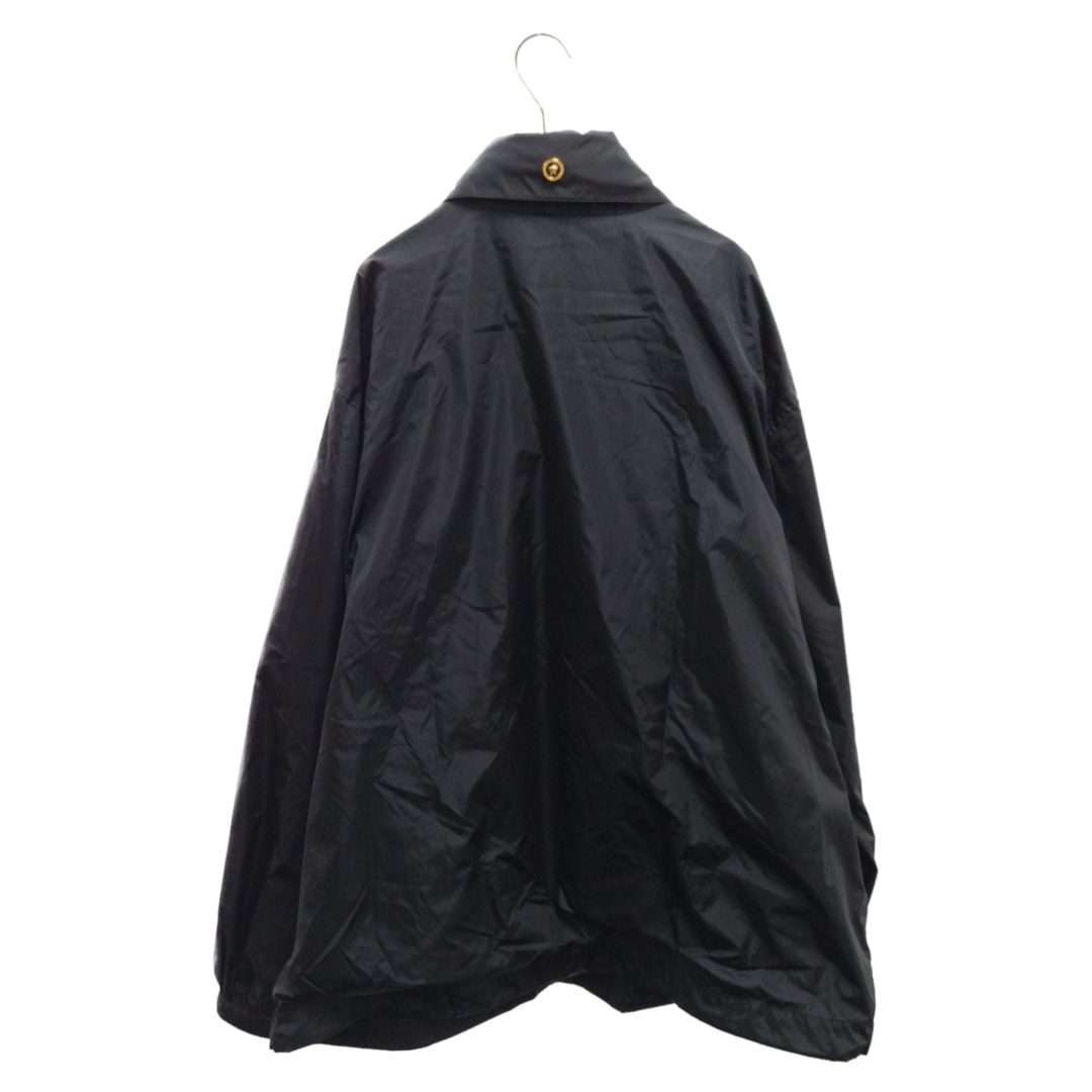 VERSACE ヴェルサーチ 22AW Light Wind Breaker Jacket 1006018 1A04128 ライトウインドブレーカー  ナイロンジャケット ブラック