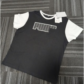 プーマ(PUMA)の新品　150 プーマ　半袖Ｔシャツ　ブラック(Tシャツ/カットソー)