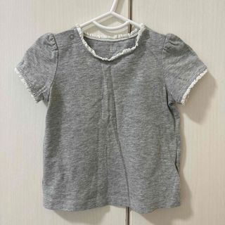 ベビーギャップ(babyGAP)のギャップ　GAP babyGAP Tシャツ　グレー　フリル　美品(Tシャツ/カットソー)