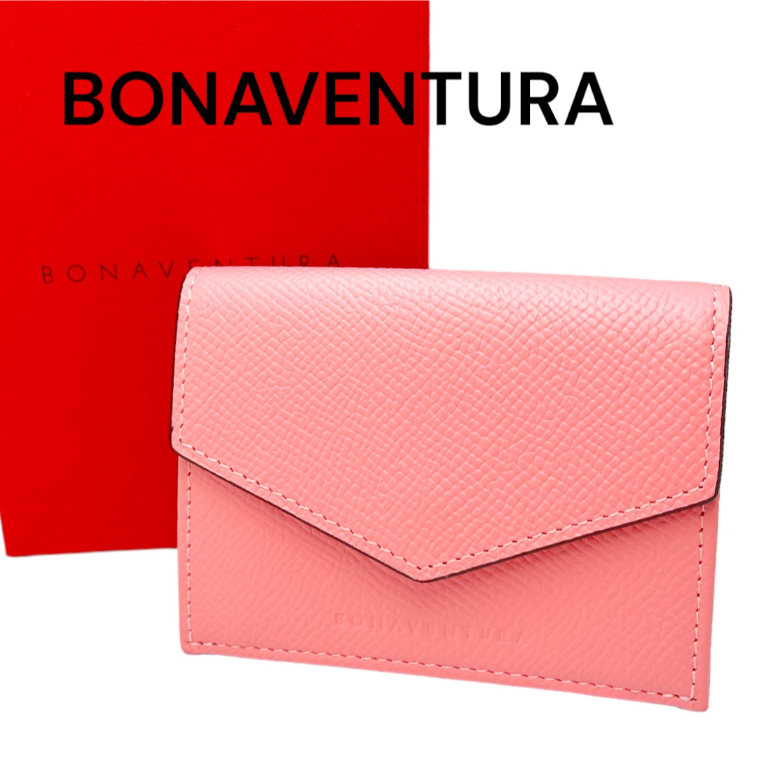 美品 ピンク BONAVENTURA 財布