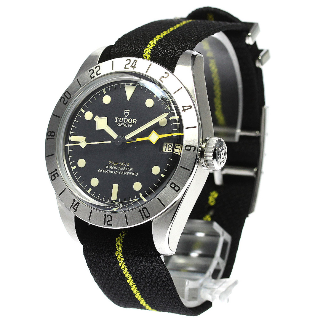 チュードル TUDOR 79470 ブラックベイ プロ デイト GMT 自動巻き メンズ 極美品 保証書付き_757948