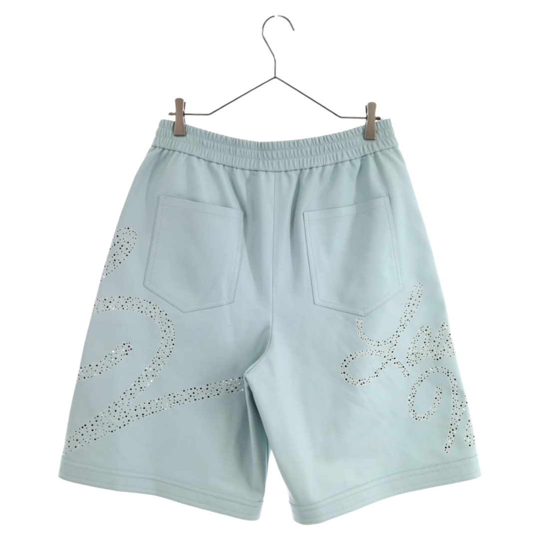 LOUIS VUITTON ルイヴィトン 23AW パーフォレーテッドレザーショーツ ハーフパンツ ライトブルー RM232M TV8 HPL11W 1ABJCF
