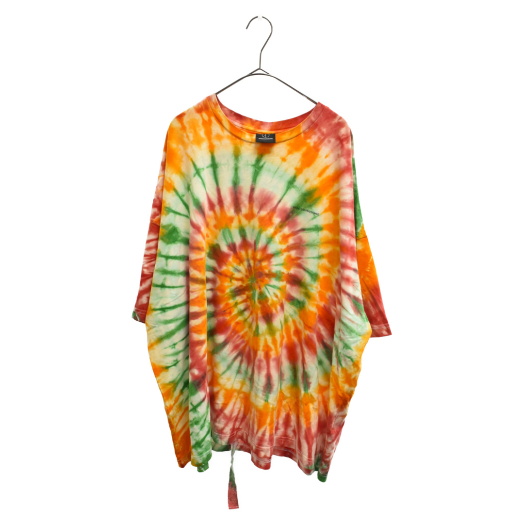 peaceminusone ピースマイナスワン PMO RAINBOW TYE DYE TEE 虹タイダイ 半袖Tシャツ オーバーサイズ マルチカラー レインボー