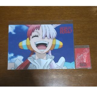 ONE PIECE FILM RED 特典 ウタ A4サイズ クリアポスター＋ク(その他)