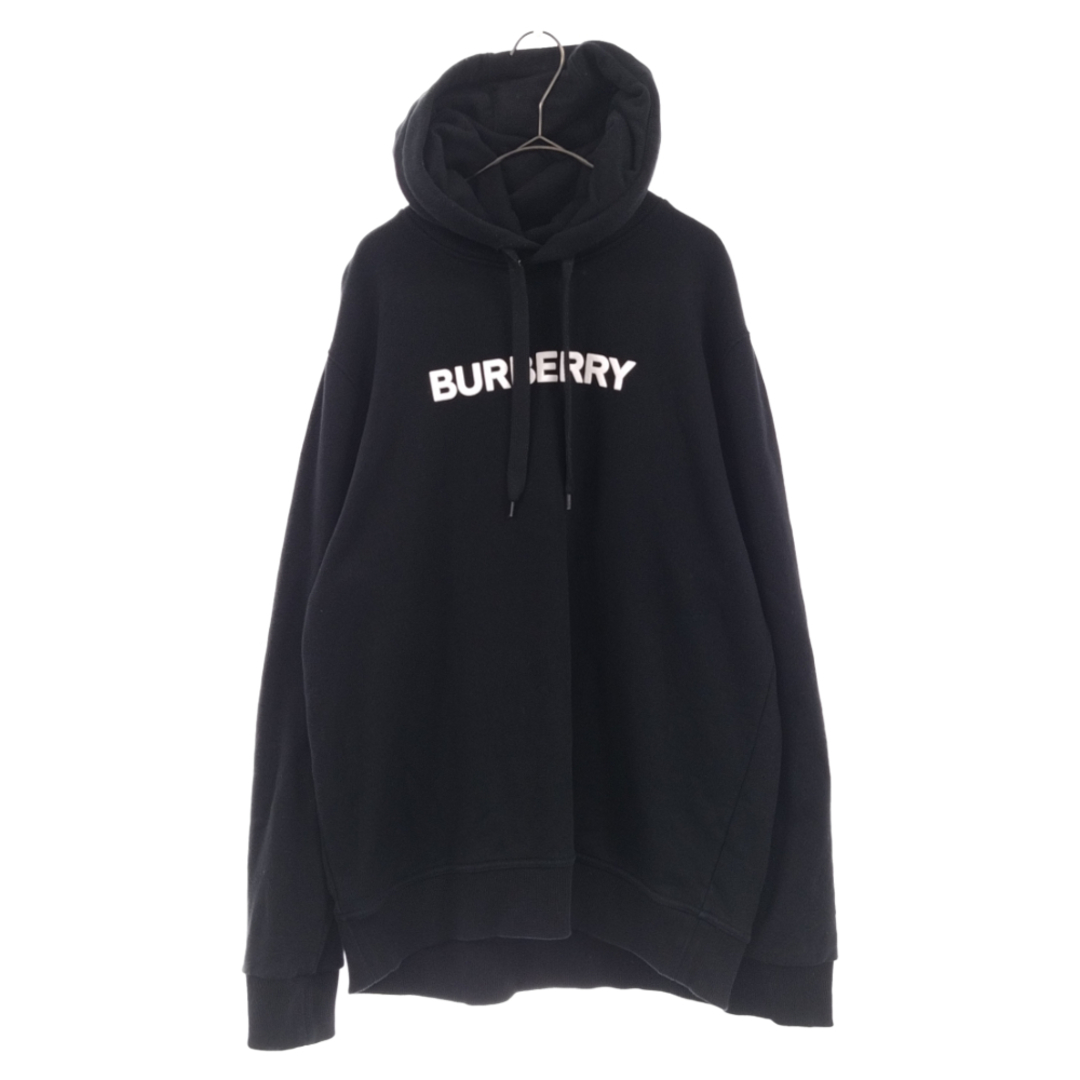 BURBERRY バーバリー 22AW ANSDELL アンズデル フロントロゴプリント プルオーバーパーカー フーディ ブラック 8055318 | フリマアプリ ラクマ