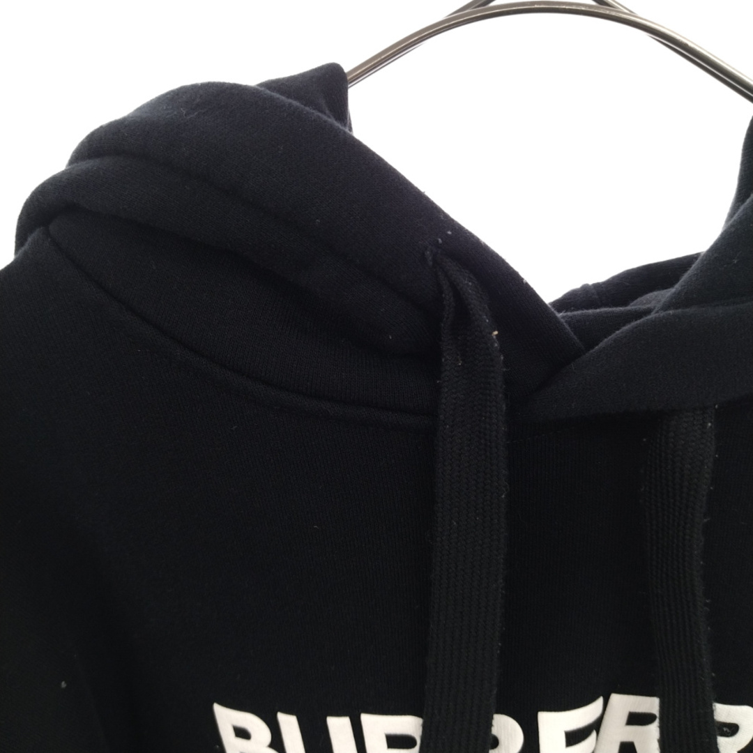 BURBERRY バーバリー 22AW ANSDELL アンズデル フロントロゴプリント プルオーバーパーカー フーディ ブラック 8055318