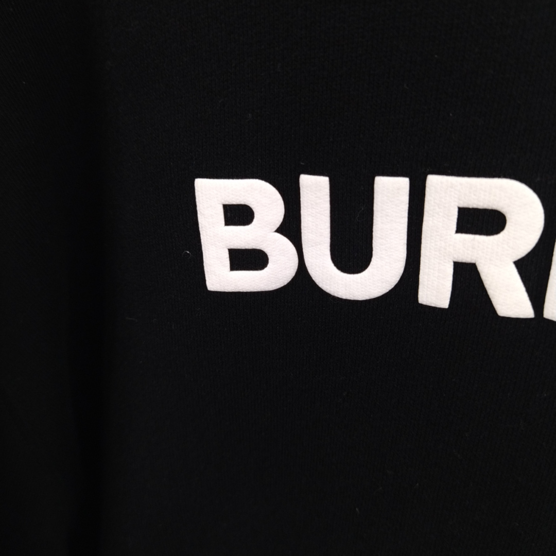 BURBERRY バーバリー 22AW ANSDELL アンズデル フロントロゴプリント プルオーバーパーカー フーディ ブラック 8055318