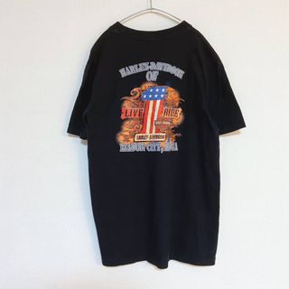 良プリント！92年製　ハーレーダビットソン　Tシャツ　XL