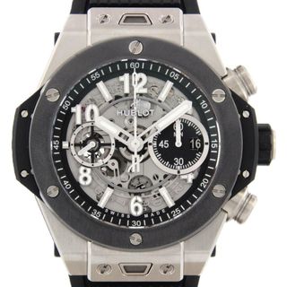 ウブロ(HUBLOT)のウブロ ビッグバンウニコチタニウムセラミック 421.NM.1170.RX TI 自動巻(腕時計(アナログ))