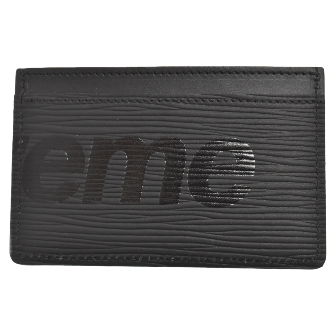SUPREME シュプリーム ×LOUIS VUITTON Porte Carte Simple ルイヴィトン エピ ポルトカルトサーンプル カードケース ブラック M67753/CA1187 SUPREME シュプリーム ×LOUIS VUITTON Porte Carte Simple ルイヴィトン エピ ポルトカルトサーンプル カードケース ブラック M67753/CA1187
