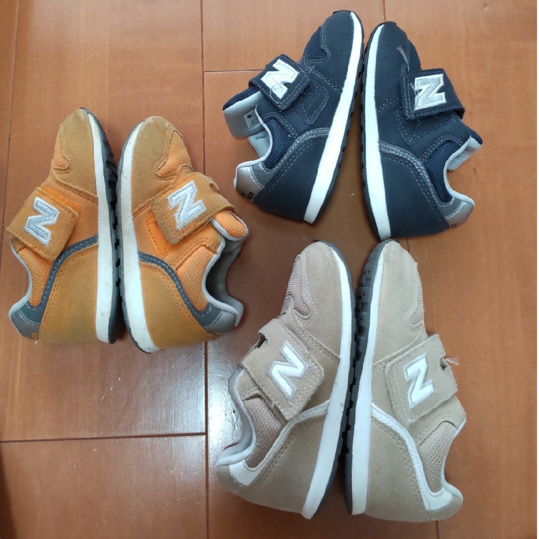 996（New Balance）(キュウキュウロク)のNew Balance 996 3足セット 14cm 15cm キッズ/ベビー/マタニティのベビー靴/シューズ(~14cm)(スニーカー)の商品写真