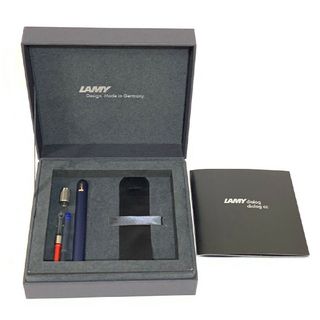 ラミー(LAMY)の【美品】ラミー ダイアログ cc ツイスト式 万年筆 14k プラチナ仕上げ(ペン/マーカー)