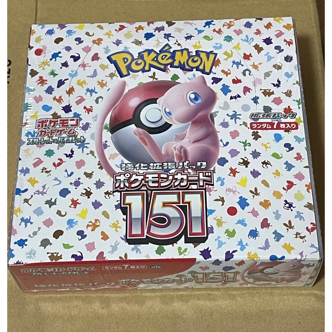 ポケモンカード151 BOX シュリンク付き - Box/デッキ/パック