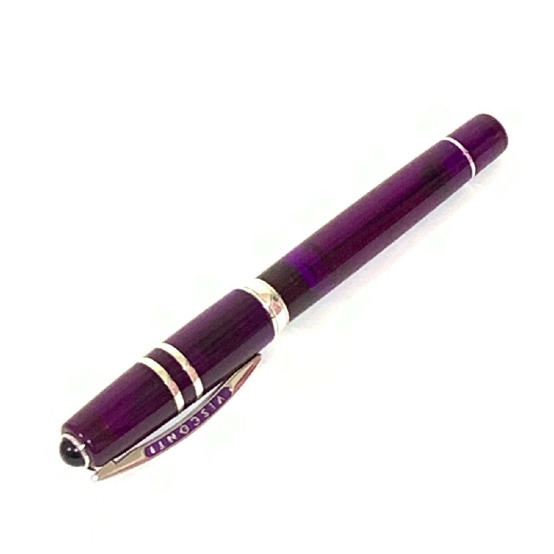 VISCONTI(ビスコンティ)の【美品】ビスコンティ ホモサピエンス 万年筆 K14 アメジスト EF/極細字 インテリア/住まい/日用品の文房具(ペン/マーカー)の商品写真