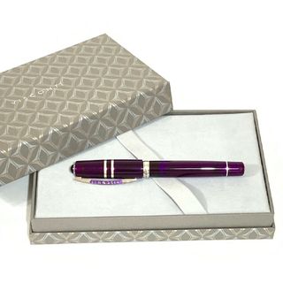 VISCONTI - 【美品】ビスコンティ ホモサピエンス 万年筆 K14 アメジスト EF/極細字