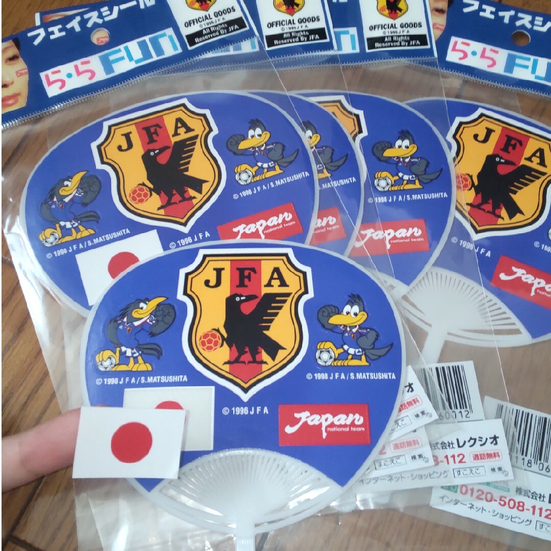 サッカー日本代表 応援フェイスシール スポーツ/アウトドアのサッカー/フットサル(応援グッズ)の商品写真