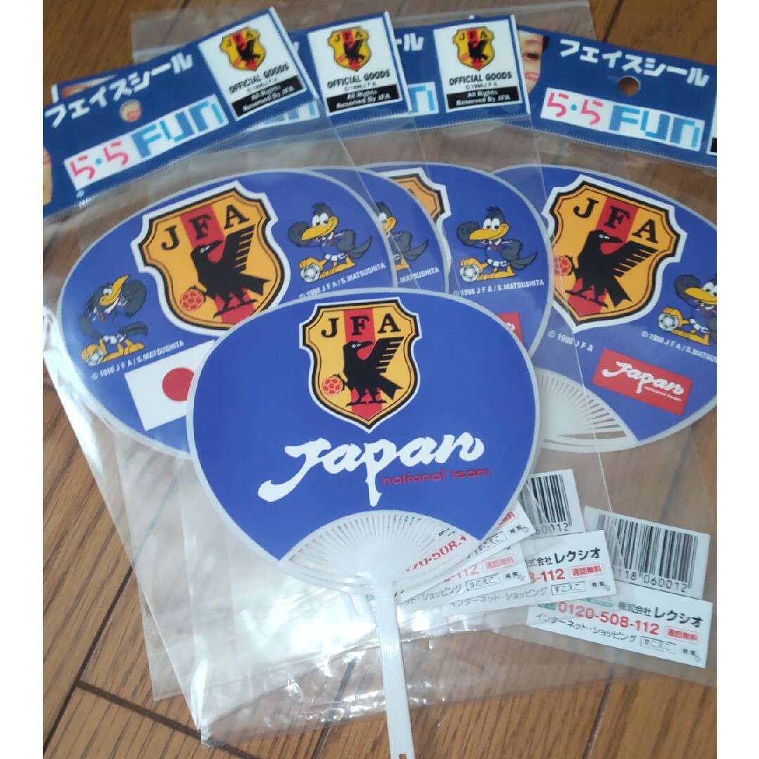 サッカー日本代表 応援フェイスシール スポーツ/アウトドアのサッカー/フットサル(応援グッズ)の商品写真
