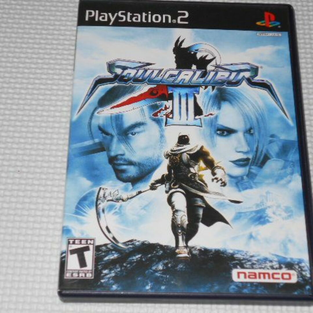 PlayStation2(プレイステーション2)のPS2★SOUL CALIBUR 3 海外版 北米版★箱付・説明書付・ソフト付 エンタメ/ホビーのゲームソフト/ゲーム機本体(家庭用ゲームソフト)の商品写真