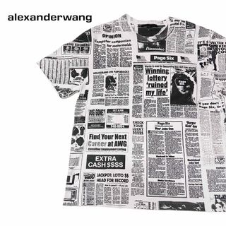 アレキサンダーワン(Alexander Wang)の希少⭐︎alexanderwang アレキサンダーワン ニュースペーパーTシャツ(Tシャツ/カットソー(半袖/袖なし))