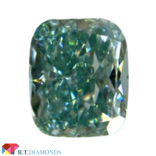 FANCY VIVID BLUISH GREEN 0.350ct X(その他)