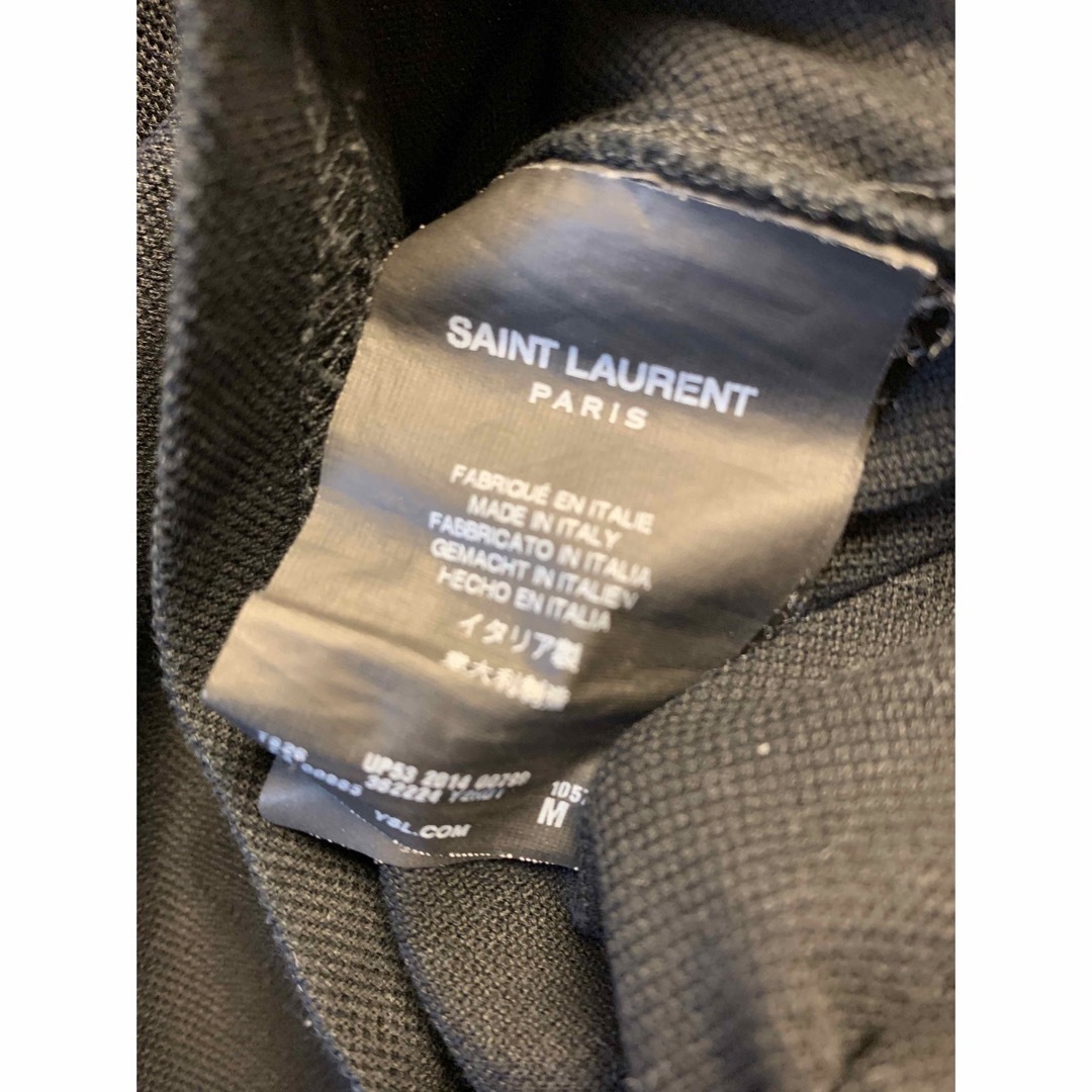 Saint Laurent(サンローラン)の国内正規 Saint Laurent サンローランパリ ロゴ ポロシャツ メンズのトップス(ポロシャツ)の商品写真