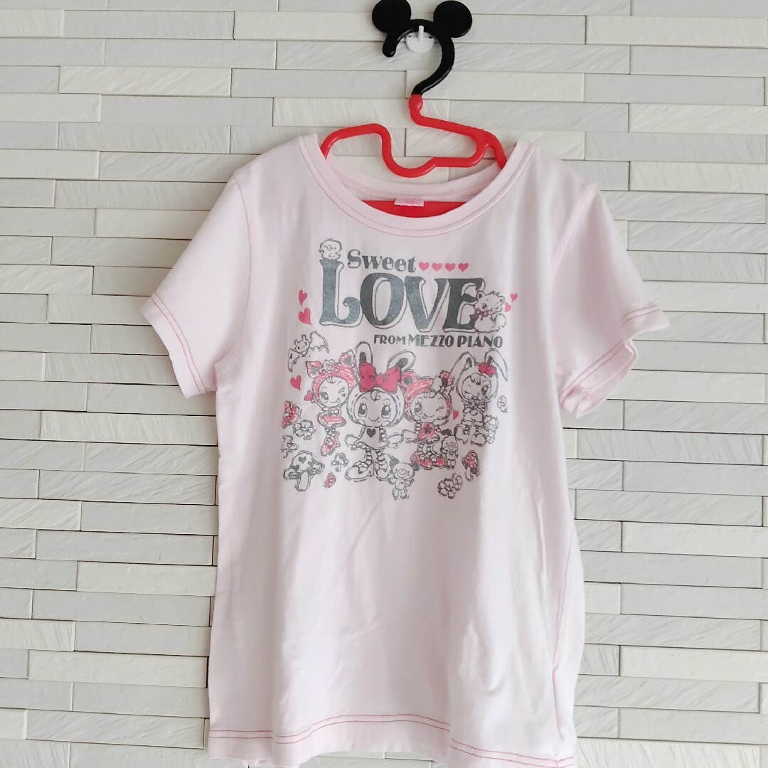 MEZZOPianoメゾピアノ　キュロット　Tシャツ　2枚セット　子供服　女の子