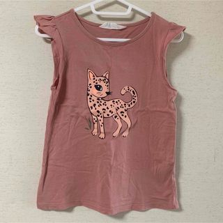 エイチアンドエム(H&M)の【ヒョウのデザイン】キッズトップス(Tシャツ/カットソー)