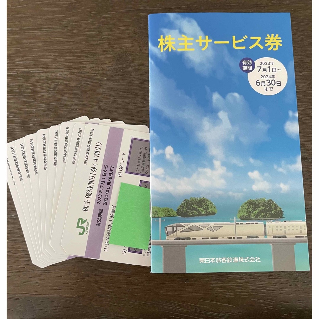 【最新】JR東日本 株主優待割引券９枚（4割引） 有効期限2024年6月30日