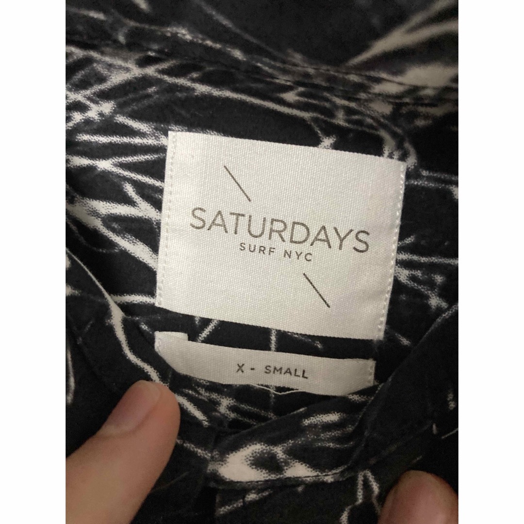 SATURDAYS SURF NYC サタデーズサーフ ブラックペイントシャツ