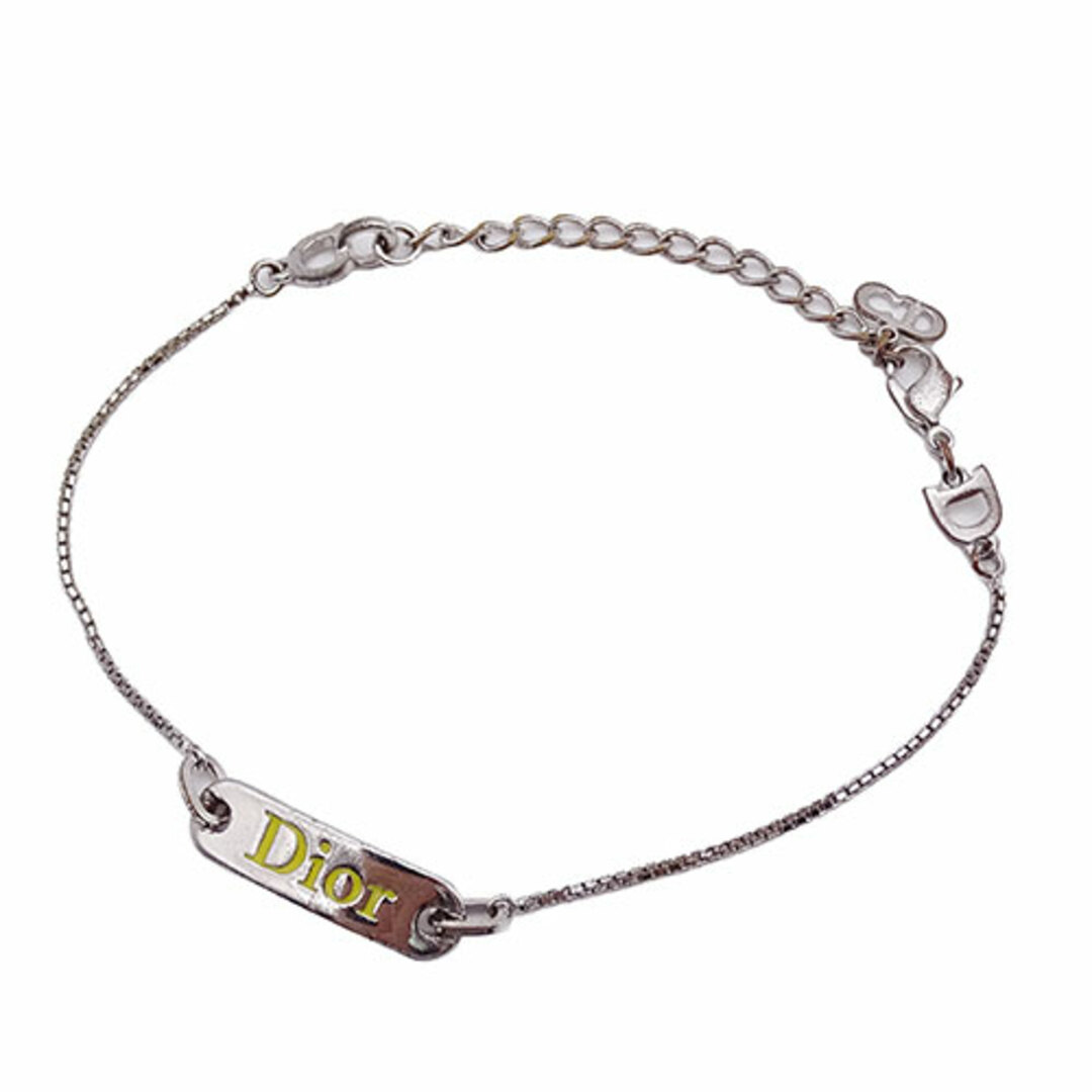 【お買い得】Dior シルバーブレスレット　ロゴプレート