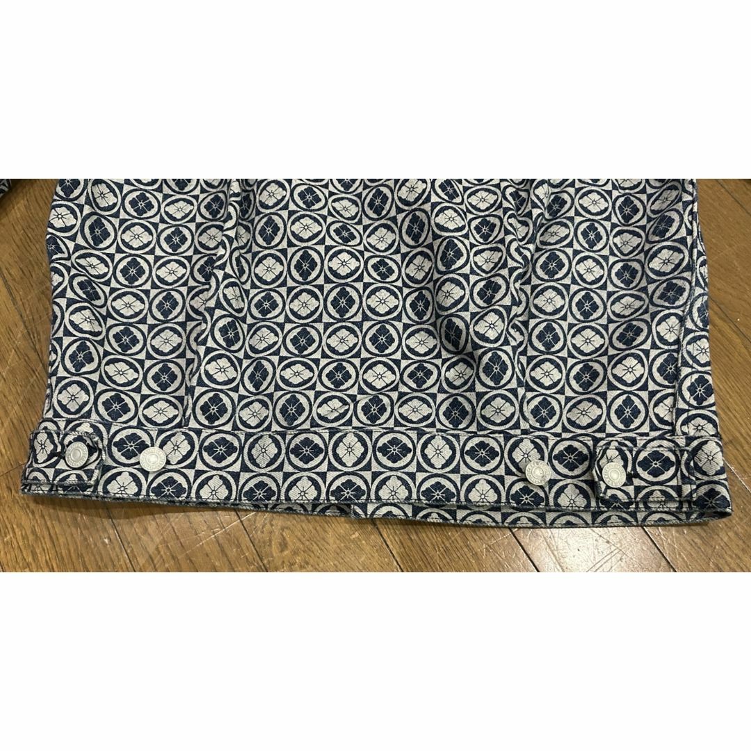 EVISU - *エヴィス EVISU 家紋 総柄 カモメ デニム ジャケット EVISU - *エヴィス EVISU 家紋 総柄 カモメ デニム ジャケット
