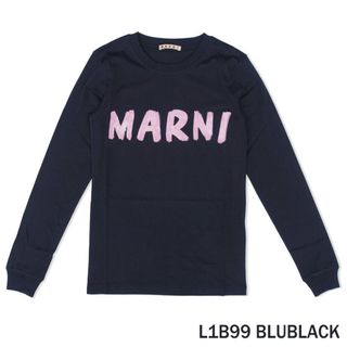 Marni - レディース ロゴ長袖Tシャツ THJE0294P1 BLUBLACK 38サイズの ...