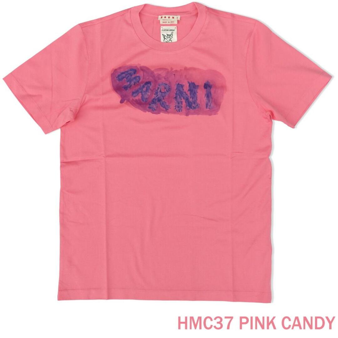 メンズ ロゴ半袖Tシャツ HUMU0198PB ピンク 48サイズ