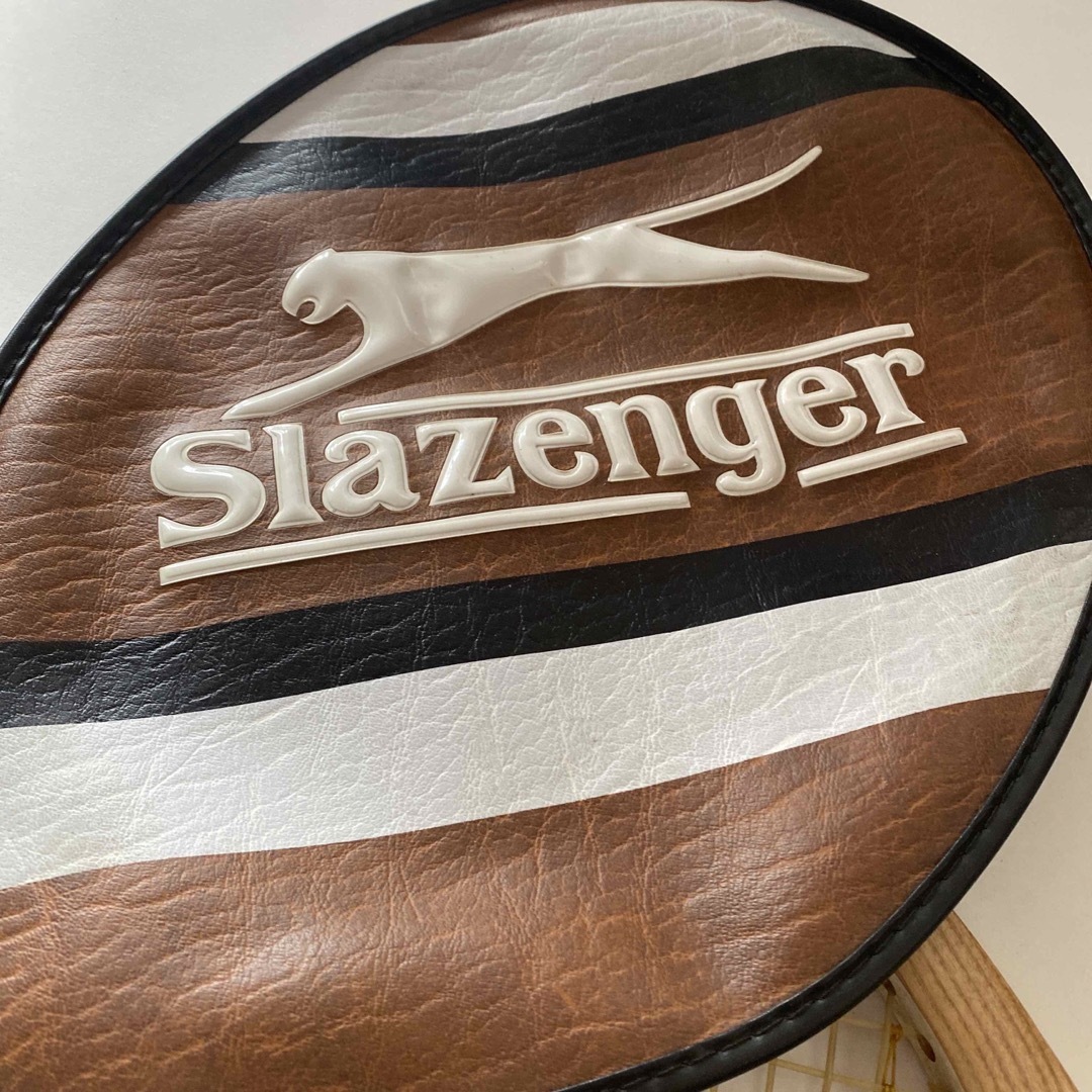 Slazenger(スラセンジャー)のスラセンジャーヴィンテージラケット3本組み　70s ウッドslazenger スポーツ/アウトドアのテニス(ラケット)の商品写真